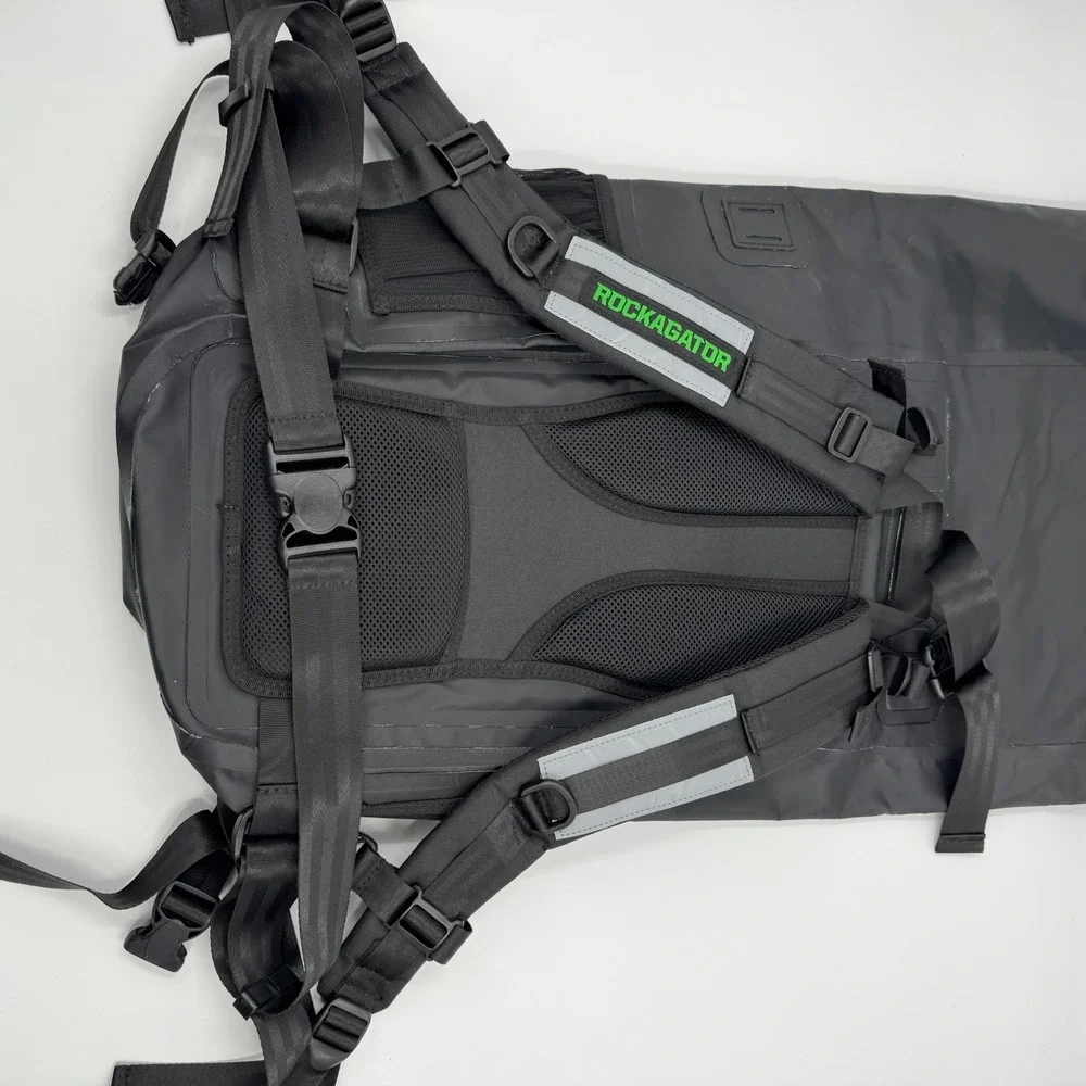 Rockagator‎ Hydric Waterproof Backpack Unisex 40L Black Roll Top Floating Bag